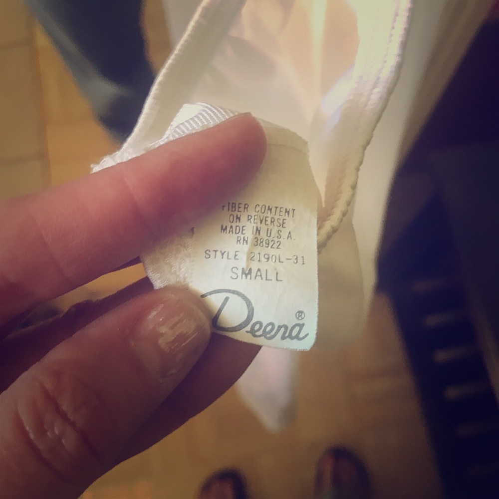 White Lace Trim Slip